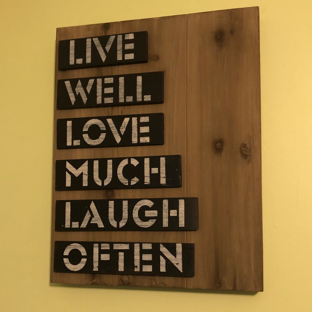 Wooden Sign for Decor